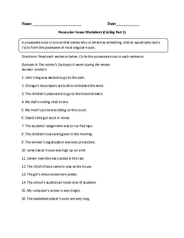 Nouns Worksheet 4th Grade together with Noun Practice Worksheet Worksheets for All