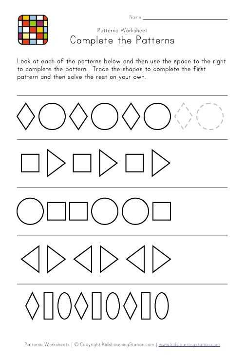 Number Sequence Worksheets or 50 Best Elementary Math Patterns Images On Pinterest