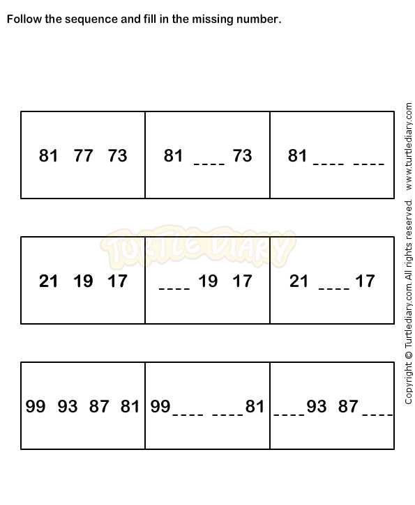 Number Sequence Worksheets or Number Sequence Worksheet 7 Math Worksheets Kindergarten