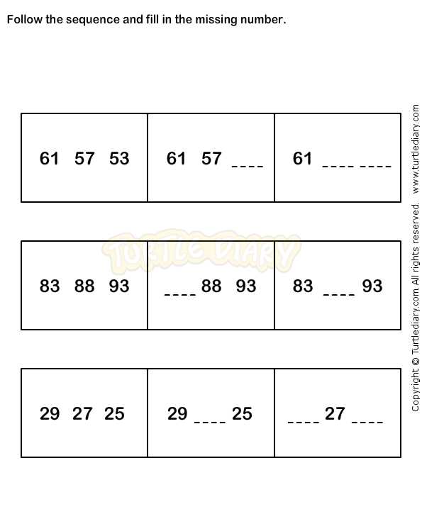 Number Sequence Worksheets together with Number Sequence Worksheet 10 Math Worksheets Kindergarten