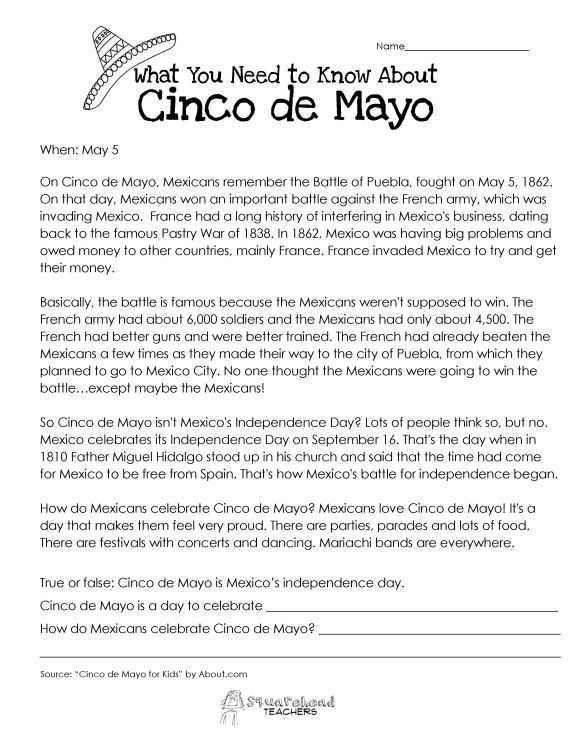 One Big Party Worksheet together with Cinco De Mayo Worksheet for Kids
