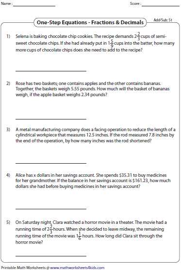 One Step Equations with Fractions Worksheet as Well as Worksheets 47 Inspirational E Step Equations Worksheet High