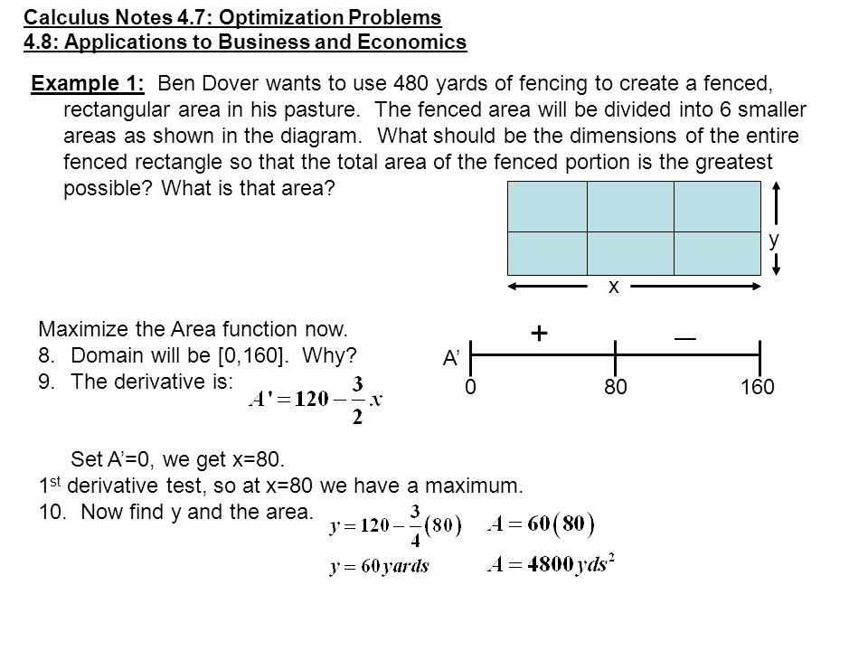 Optimization Problems Calculus Worksheet together with Steps In solving Optimization Problems Ppt Video Online