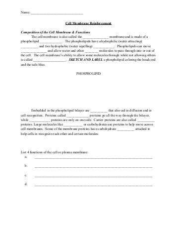 Osmosis and tonicity Worksheet and Worksheets 41 Re Mendations Cell Membrane Coloring Worksheet Full