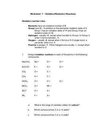 Oxidation Reduction Reactions Worksheet as Well as Nuclear Reactions and Half Life Worksheet Plymouth State