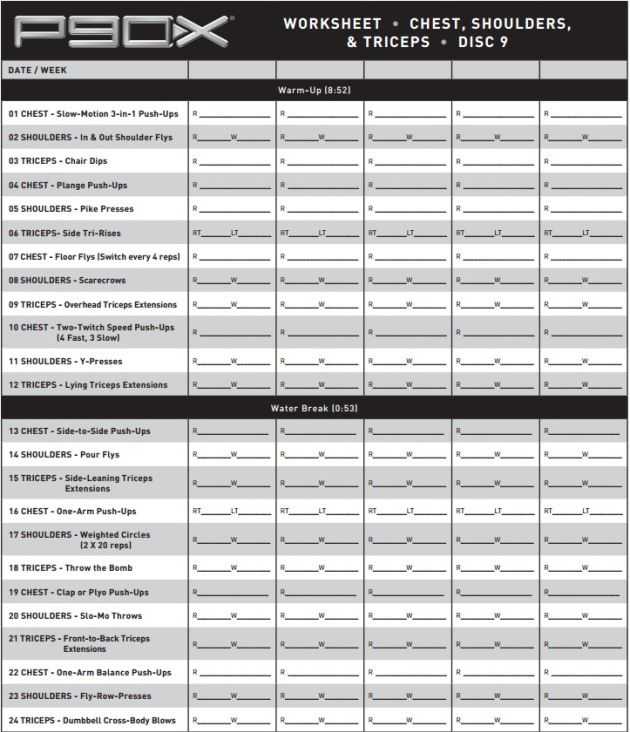 P90x Legs and Back Worksheet Along with 76 Best P90x Images On Pinterest
