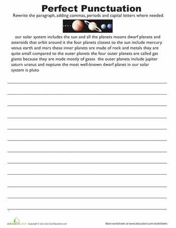 Paragraph Correction Worksheets as Well as 10 Best Punctuation Images On Pinterest