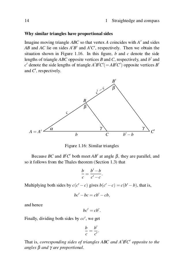 Parallel Lines and Proportional Parts Worksheet Answers Also the Four Pillars Of Geometry Undergraduate Texts In Mathematics 2