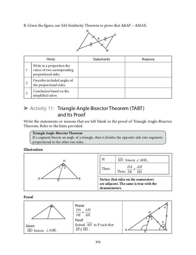 Parallel Lines and Proportional Parts Worksheet Answers as Well as Grade 9 Mathematics Module 6 Similarity