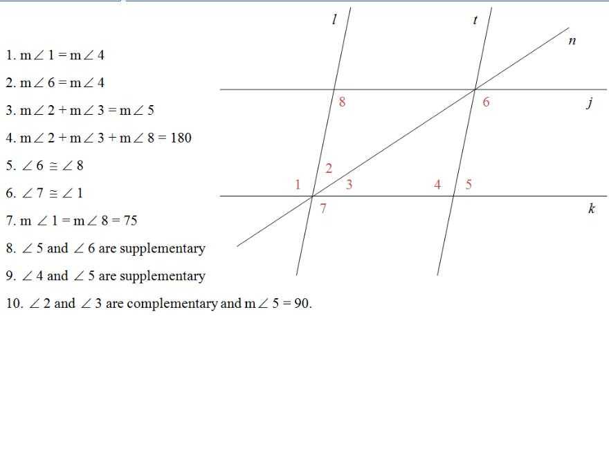 Parallel Lines Worksheet Answers or Worksheets 46 Re Mendations Parallel Lines Cut by A Transversal
