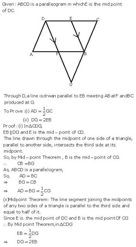 Parallelogram Proofs Worksheet together with Rs Aggarwal Class 9 solutions Quadrilaterals and Parallelograms A