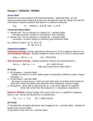 Periodic Trends Worksheet Answers Pogil or Periodic Trends 436 Only