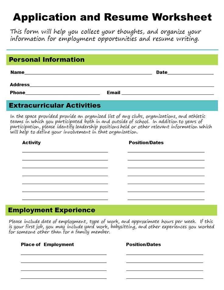 Personal Finance Worksheets for Highschool Students as Well as Get A Job Employment Skills