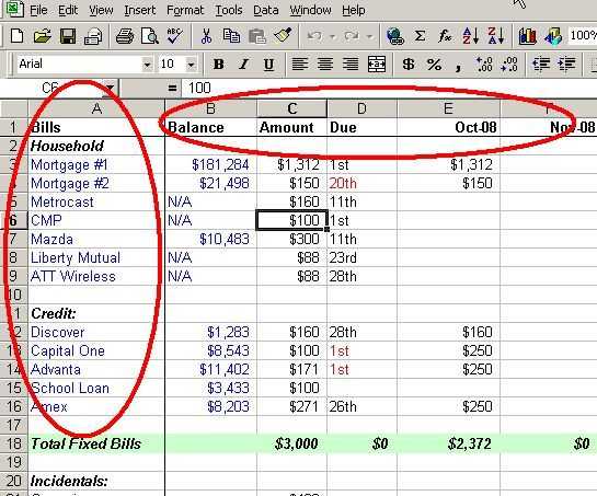 Personal Financial Planning Worksheets as Well as Make A Personal Bud On Excel In 4 Easy Steps