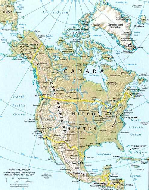 Physical Features Of the United States Worksheet Along with north America Map Map Of north America Facts Geography History