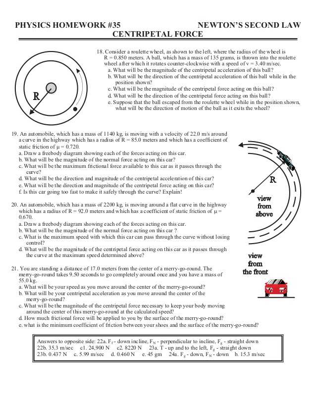 Physics force Worksheets with Answers or Home Worksheets Review