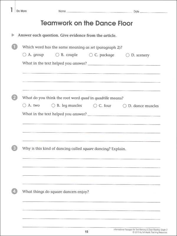 Pilgrims Reading Comprehension Worksheet with Informational Passages for Text Marking & Close Reading Grade 3