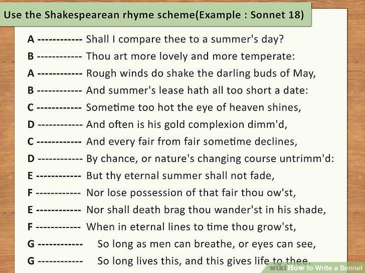 Poetry Analysis Worksheet Answers as Well as How to Write A sonnet with 2 Sample Poems Wikihow