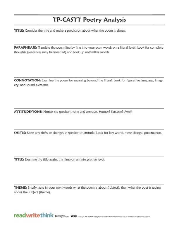 Poetry Analysis Worksheet together with 19 Best Poetry Unit Images On Pinterest