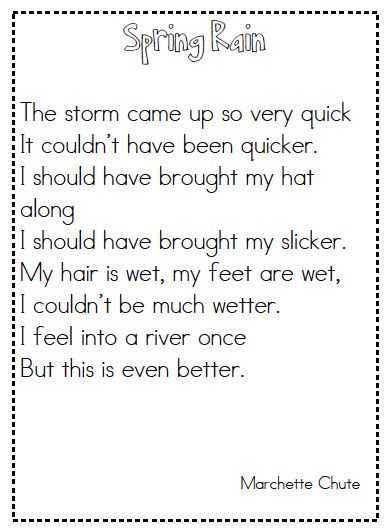 Poetry Comprehension Worksheets with 48 Best Elementary Poems Images On Pinterest