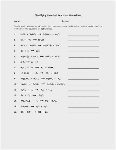Predicting Products Worksheet Answer Key and Worksheets 45 Re Mendations Predicting Products Chemical