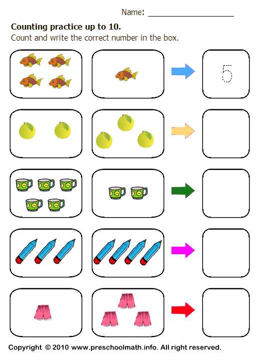 Preschool Math Worksheets Pdf or Free Preschool Counting Practice Math Worksheets
