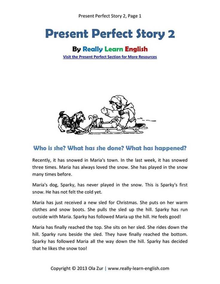 Present Perfect Tense Exercises Worksheet as Well as 25 Best English by Story Images On Pinterest