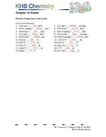 Pressure Conversions Chem Worksheet 13 1 together with Units Of Pressure and their Conversion