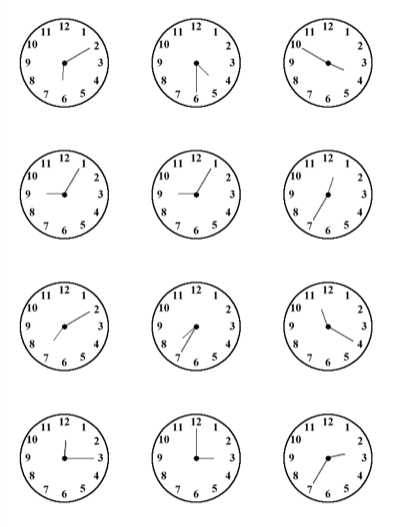 Printable Clock Worksheets or Time Practice Sheet for Kids All This Clock Face Printables