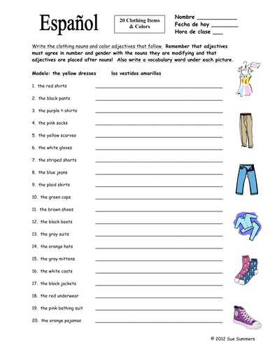 Printable Spanish Worksheets Along with Noun Adjective Agreement Spanish Lovely Tripartite Agreement Awesome