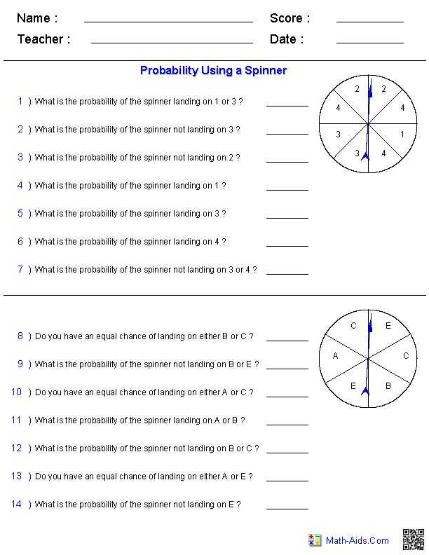 Probability Worksheets Pdf and 38 Best Probability Images On Pinterest