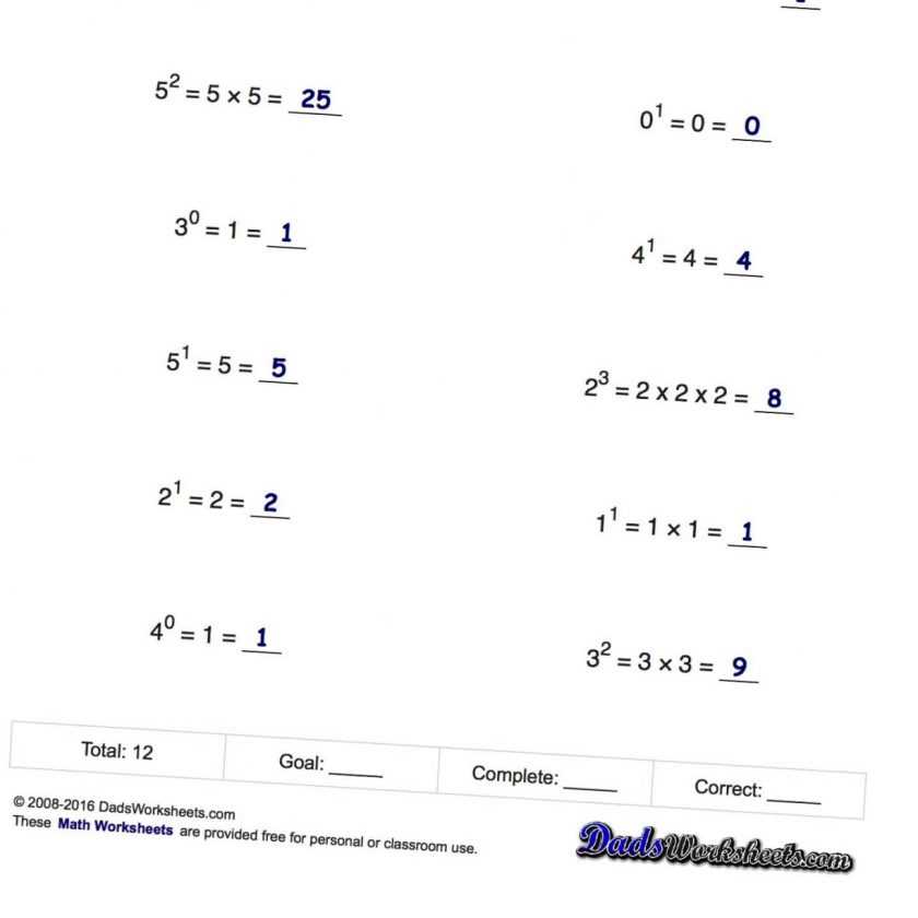 Properties Of Exponents Worksheet Answers Along with Algebra Worksheet Answers Free Worksheets Library Download and