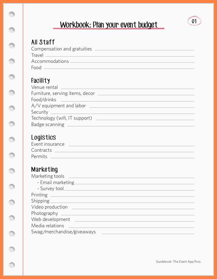 Proposal Worksheet Template together with 9 event Bud Proposal Template