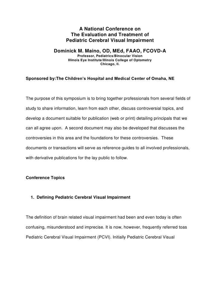Psychological Disorders Worksheet Answers as Well as Pediatric Cerebral Visual Impairment Childrens Hospital Omaha Ne