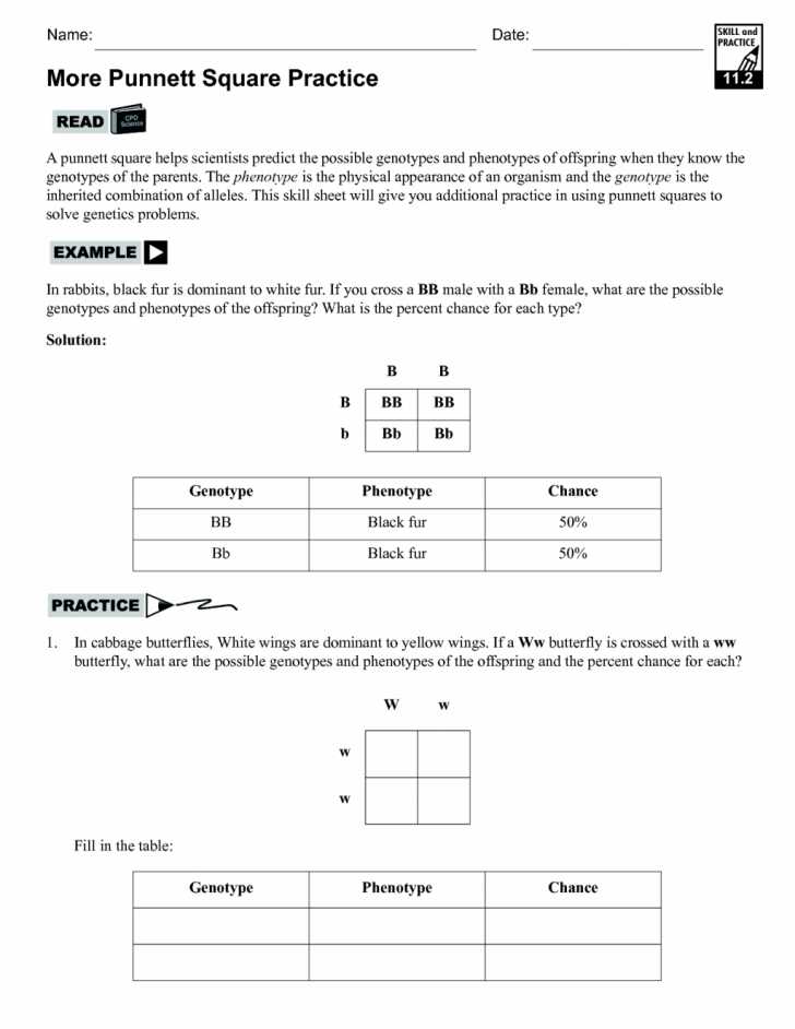 Punnett Square Practice Problems Worksheet Along with Awesome Punnett Square Worksheet Answers Beautiful Awesome Punnett