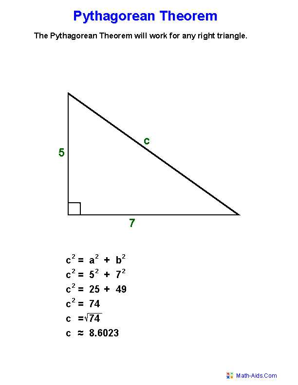 Pythagorean Puzzle Worksheet Answers and Pythagorean theorem Worksheets