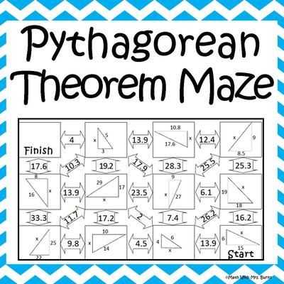 Pythagorean Puzzle Worksheet Answers as Well as 158 Best Math Pythagorean theorum Images On Pinterest