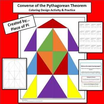 Pythagorean theorem Coloring Worksheet as Well as Free This Geometric Coloring Design Will Help Students Practice