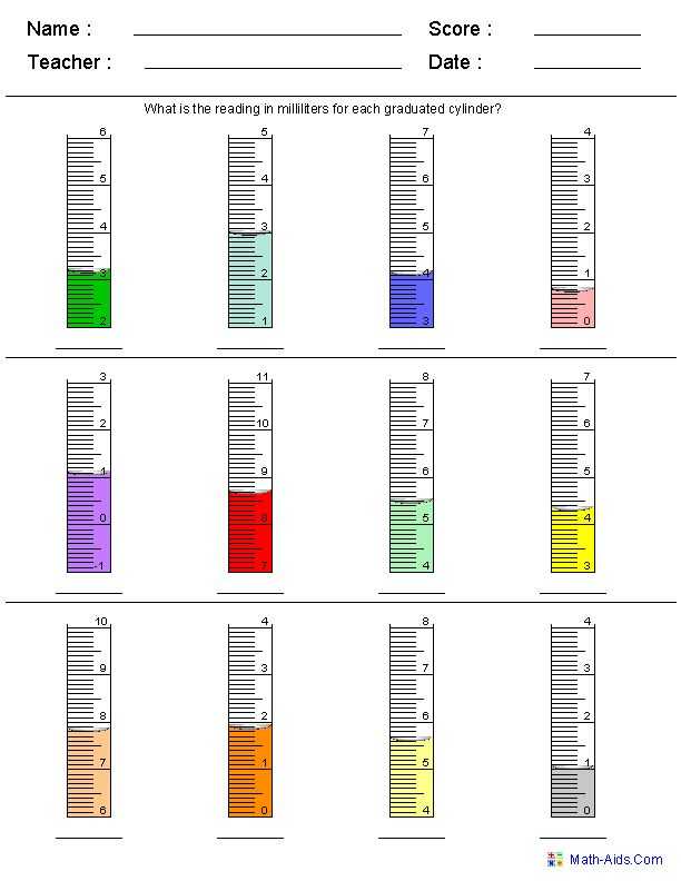 Reading A Graduated Cylinder Worksheet Also 78 Best Measurement Activities for Kids Images On Pinterest
