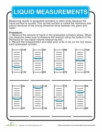 Reading A Graduated Cylinder Worksheet and 381 Best Science Images On Pinterest