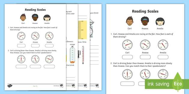 Reading A thermometer Worksheet as Well as Reading Scales Worksheet Activity Sheet Reading Scales