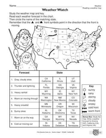 Reading A Weather Map Worksheet with Weather Watch Lesson Plans the Mailbox