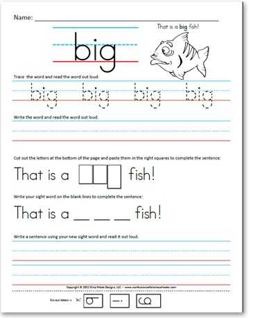 Reading and Writing Worksheets as Well as Kindergarten Sight Words Worksheets