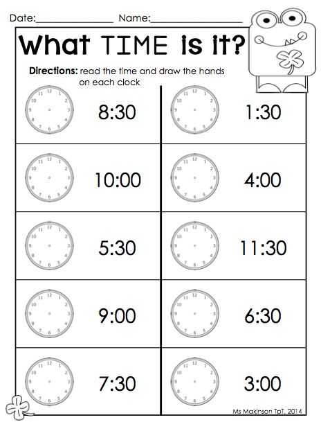 Reading Time Worksheets or 410 Best ³ra O Clock Images On Pinterest