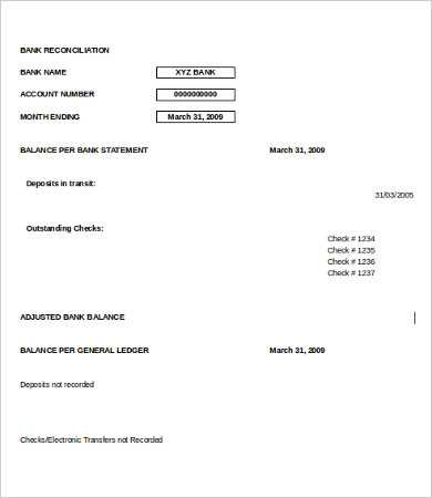 Reconciling An Account Worksheet Answers and Bank Reconciliation Template 11 Free Excel Pdf Documents