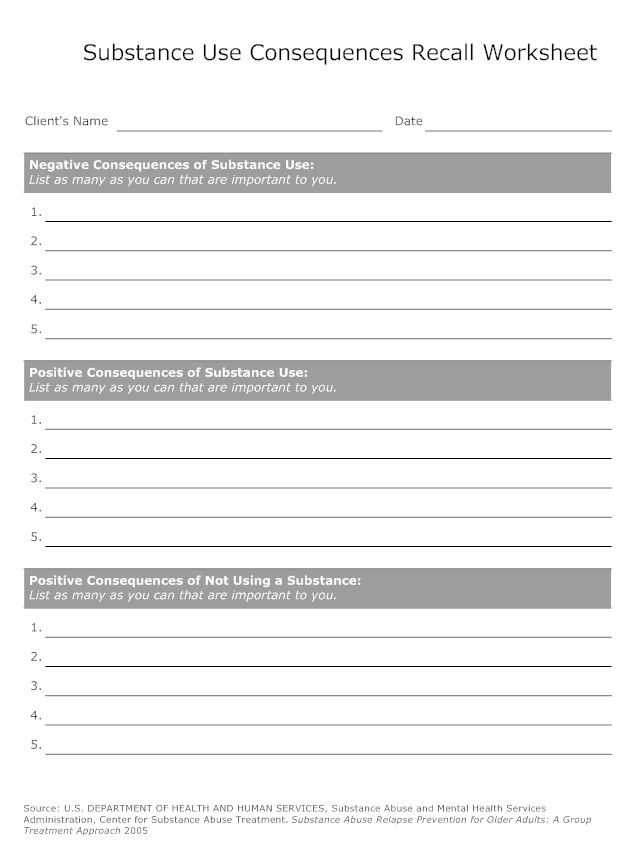 Relapse Plan Worksheet together with Free Worksheets for Recovery Relapse Prevention Addiction Women