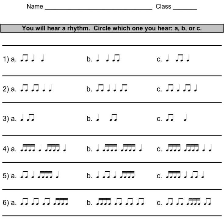 Rhythmic Dictation Worksheet and 71 Best Elem Music Worksheets assessments Images On Pinterest