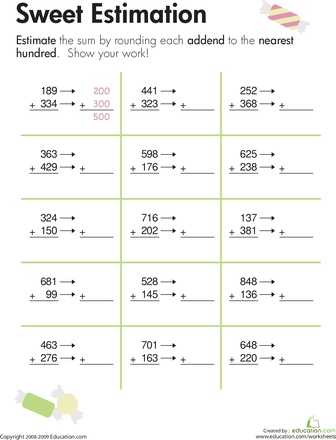 Rounding Worksheets 4th Grade Along with 79 Best Math Rounding Images On Pinterest
