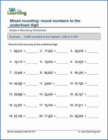 Rounding Worksheets 4th Grade with Worksheets for Place Worksheets for All