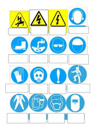 Safety Symbols Worksheet Along with 187 Printable Safety Signs for Safety Signs Safety Environmental